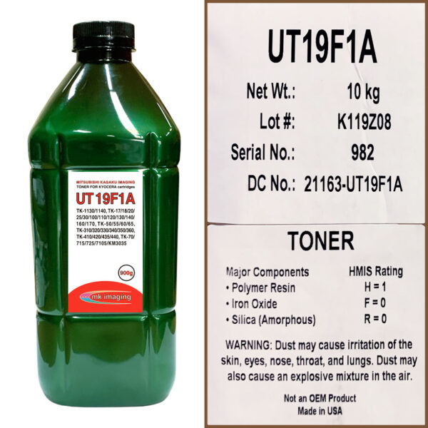 Тонер для KYOCERA Универсал тип UT 19F1A (фл,900,MITSUBISHI/MKI)/ (MURATA)Green ATM