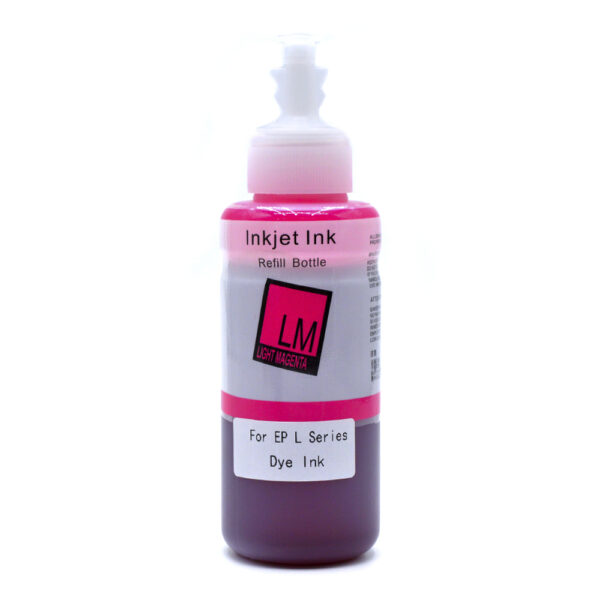 Чернила для принтера Epson, серия L, оригинальная упаковка, Light Magenta (светло-пурпурный), Dye, 70 мл