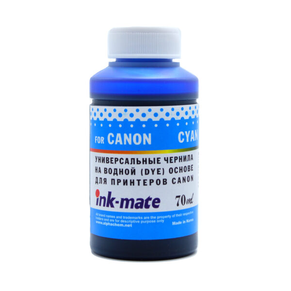 Чернила универсальные для CANON (70мл, cyan, Dye) CIMB-UC Ink-Mate