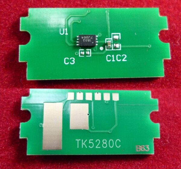 Чип для Kyocera TK-5280C, ECOSYS M6235/M6635/P6235/P6635, Cyan, 11K