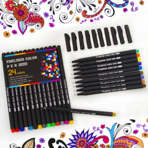 Капиллярные ручки 24 цвета