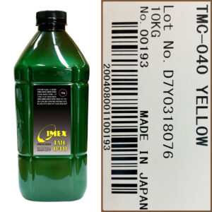 Тонер для HP Color Универсал тип TMC 040 (фл,1кг,желт,Polyester,IMEX) Green ATM