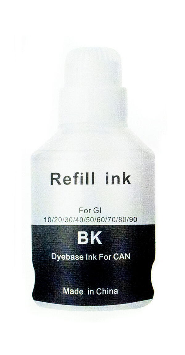 Чернила GI-40BK (3385C001) черные для Canon PIXMA G5040, G6040, G7040, GM2040, GM4040 170 мл совместимые